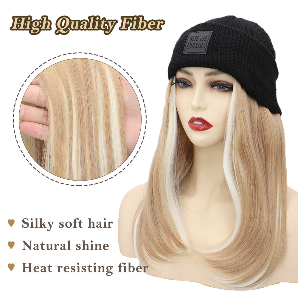 S-noilite Synthetic Hat Wig Be - Beanie Winter Hat のレビューと価格