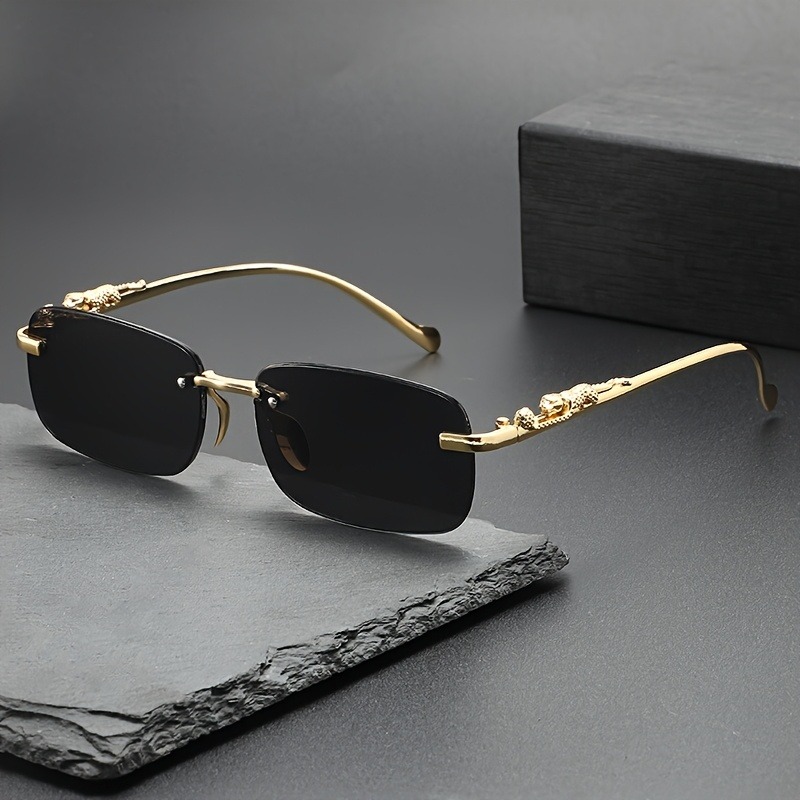 Fashion Rimless Metal Sunglass - Mens Fashion Modern のレビューと価格