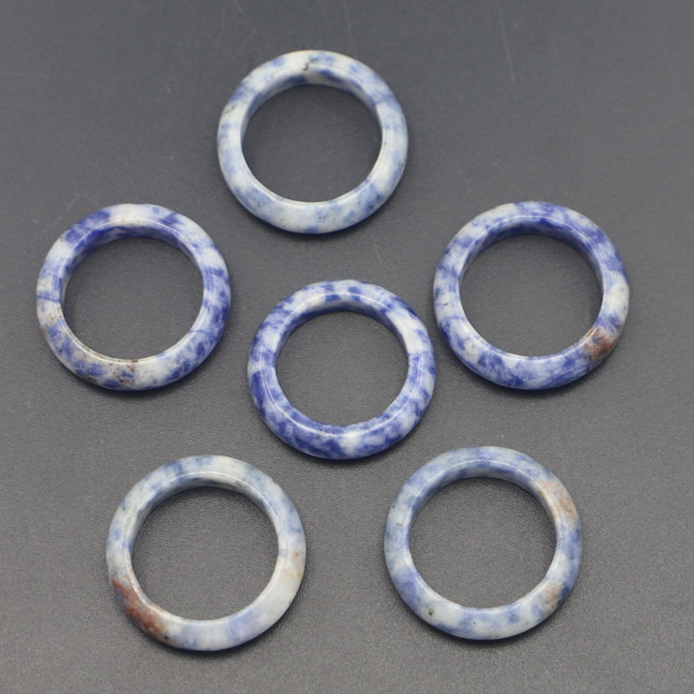 Sodalite Stone Ring 1PC Natura - Mens Fashion In 1920 のレビューと価格