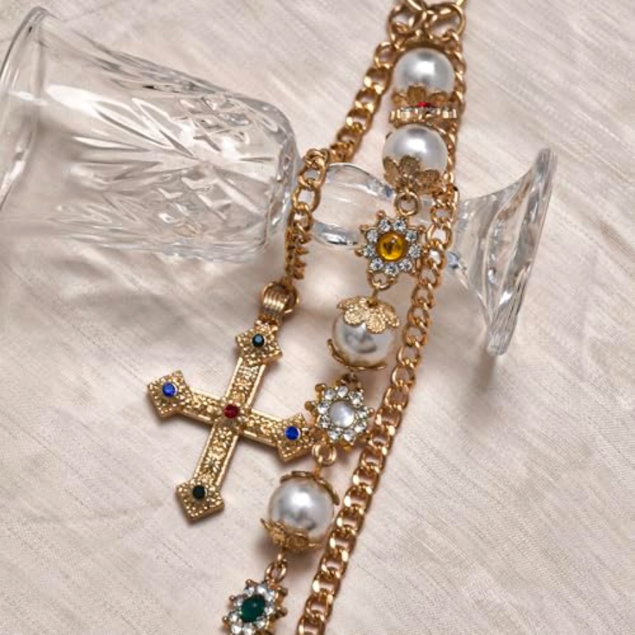 Punk Wallet Chain with Rhinest - Men Fashion Key のレビューと価格