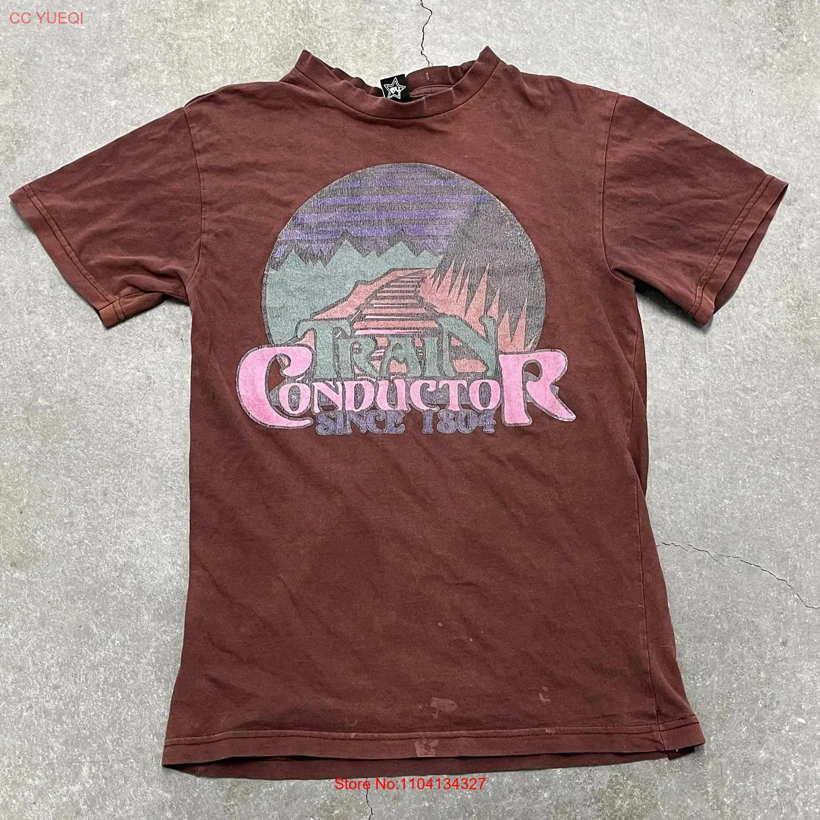 Train Conductor Logo T Shirt v - Men'S Fashion Everyday のレビューと価格