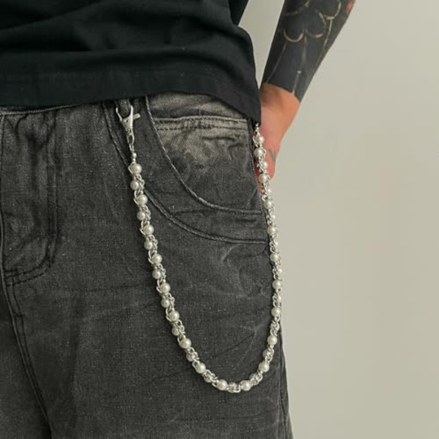 Pearl Wrap Pants Chain - Hip H - Belt Mens Fashion のレビューと価格