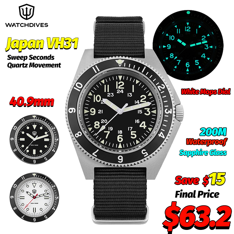 Watchdives WD1972 Quartz Watch - Men'S Fashion Box のレビューと価格