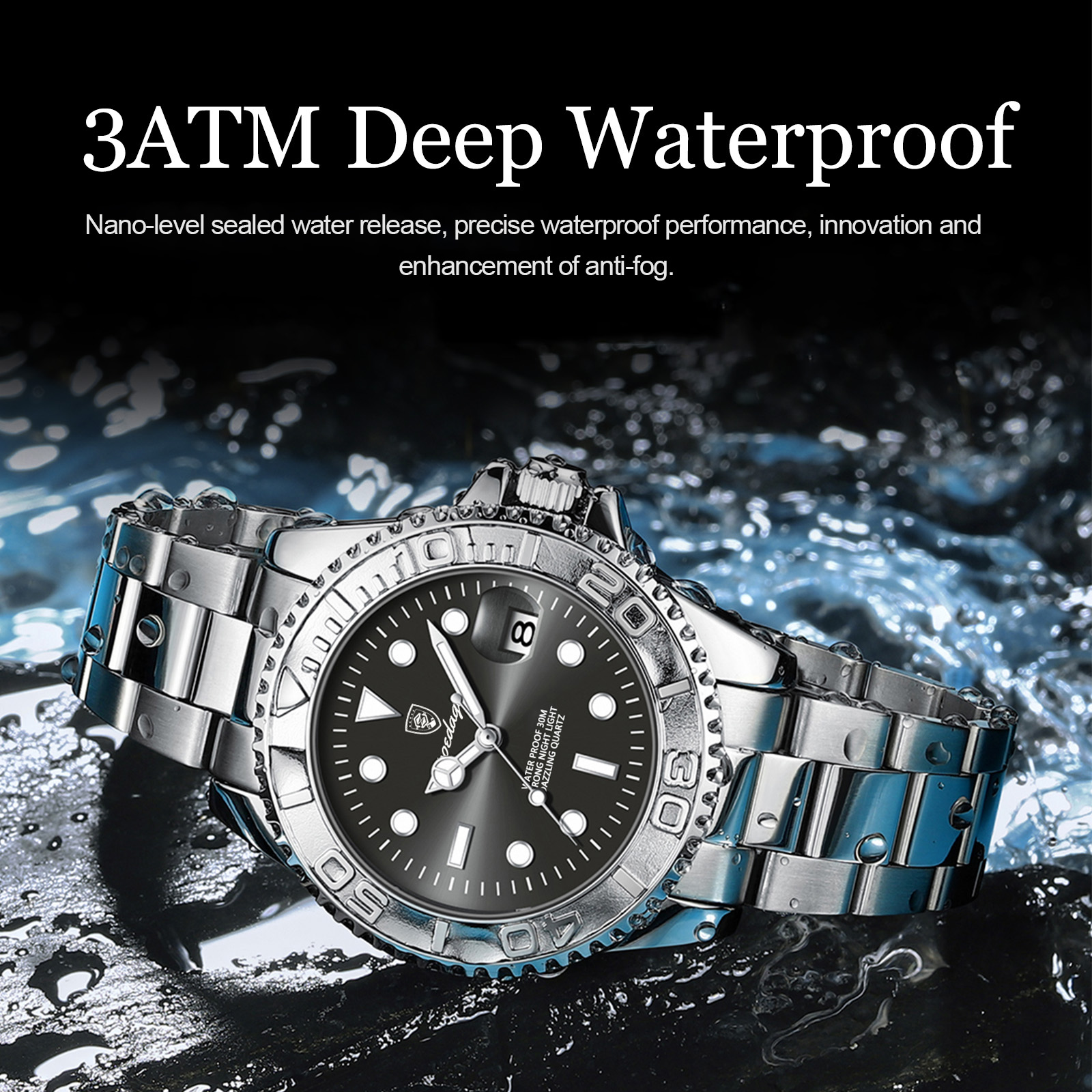 POEDAGAR Fashion Male Watch Lu - Men'S Fashion Box のレビューと価格