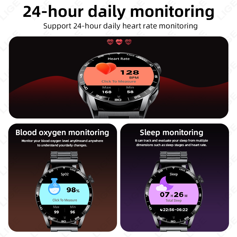 LIGE Men Fashion Smart Watch S - Men'S Fashion Week 2026 のレビューと価格