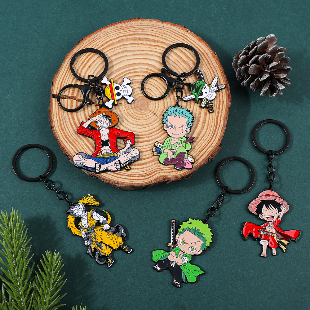 One Piece Anime Keychain Featu - Men Fashion Key のレビューと価格
