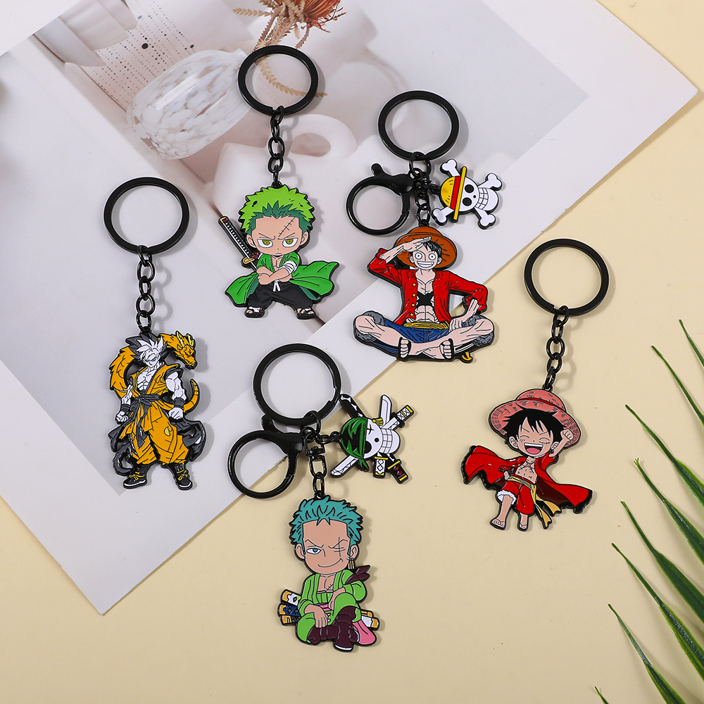 One Piece Anime Keychain Featu - Men Fashion Key のレビューと価格
