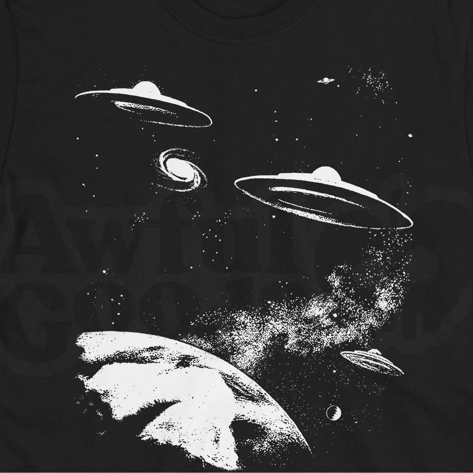 Retro UFO T Shirt 1950s Sci Fi - 1950S Fashion Men'S のレビューと価格