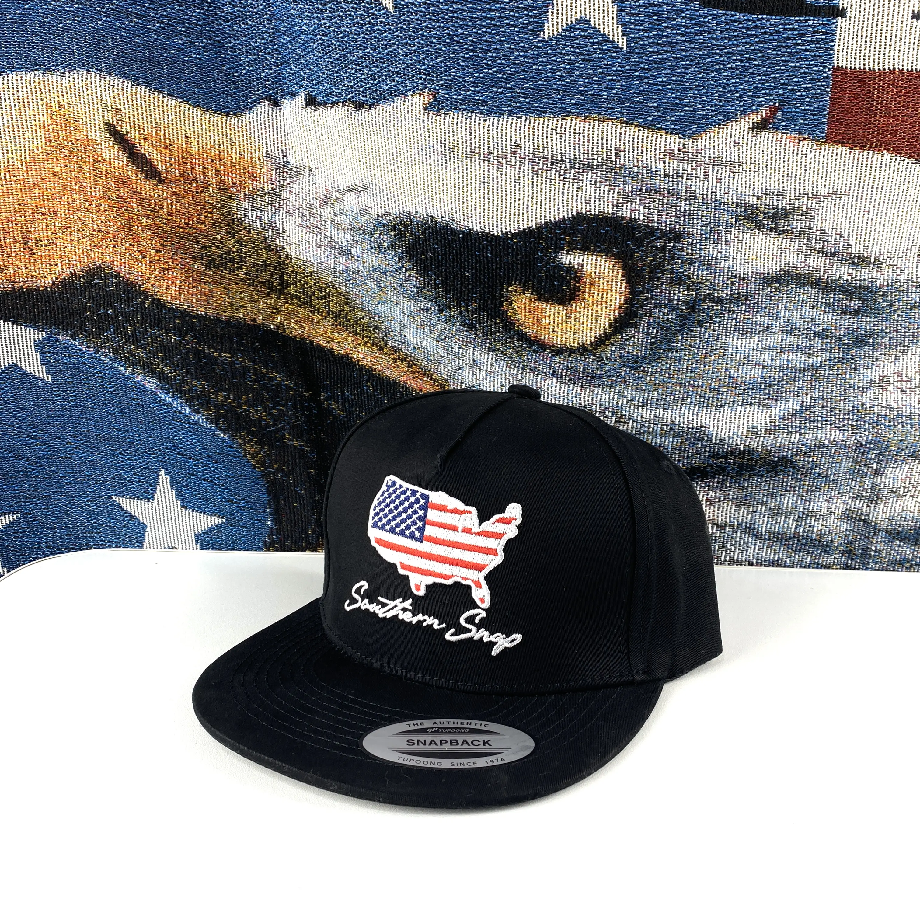 USA American flag embroidered  - Trucker Hat Cap のレビューと価格