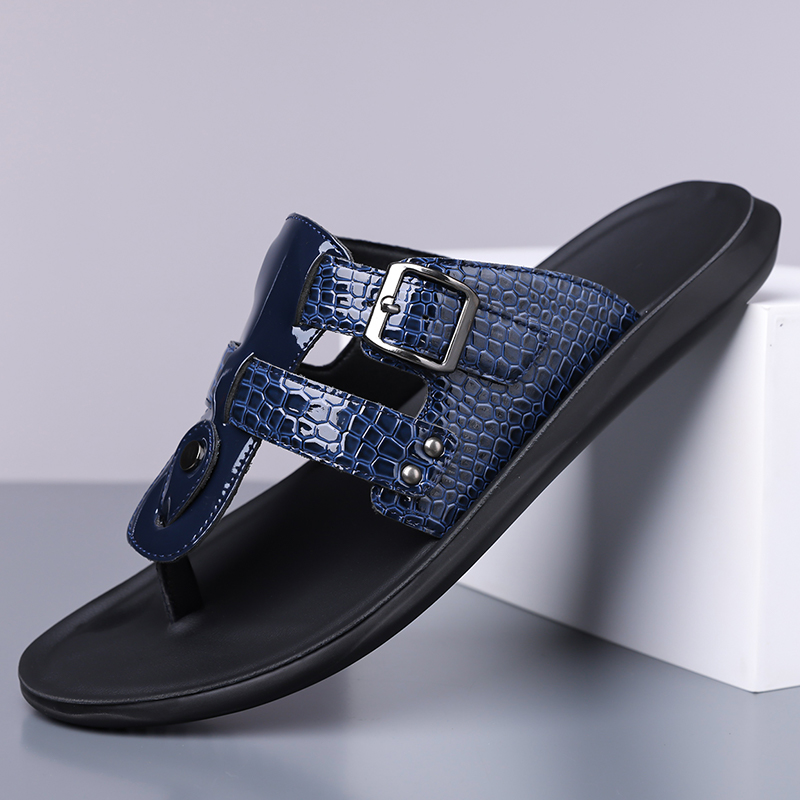 Summer New Men Flip Flops with - Belt Mens Fashion のレビューと価格