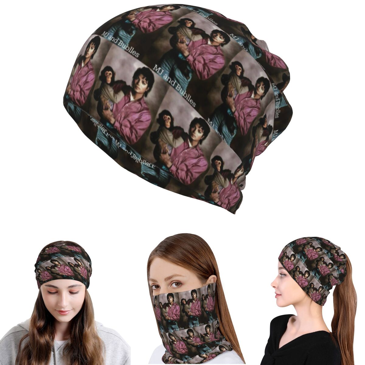 Michael Jackson Bandana Neck G - Beanie Winter Hat のレビューと価格