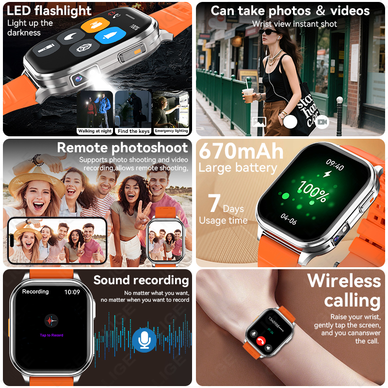 LIGE 2026 Camera Smart Watch M - Men'S Fashion Week 2026 のレビューと価格