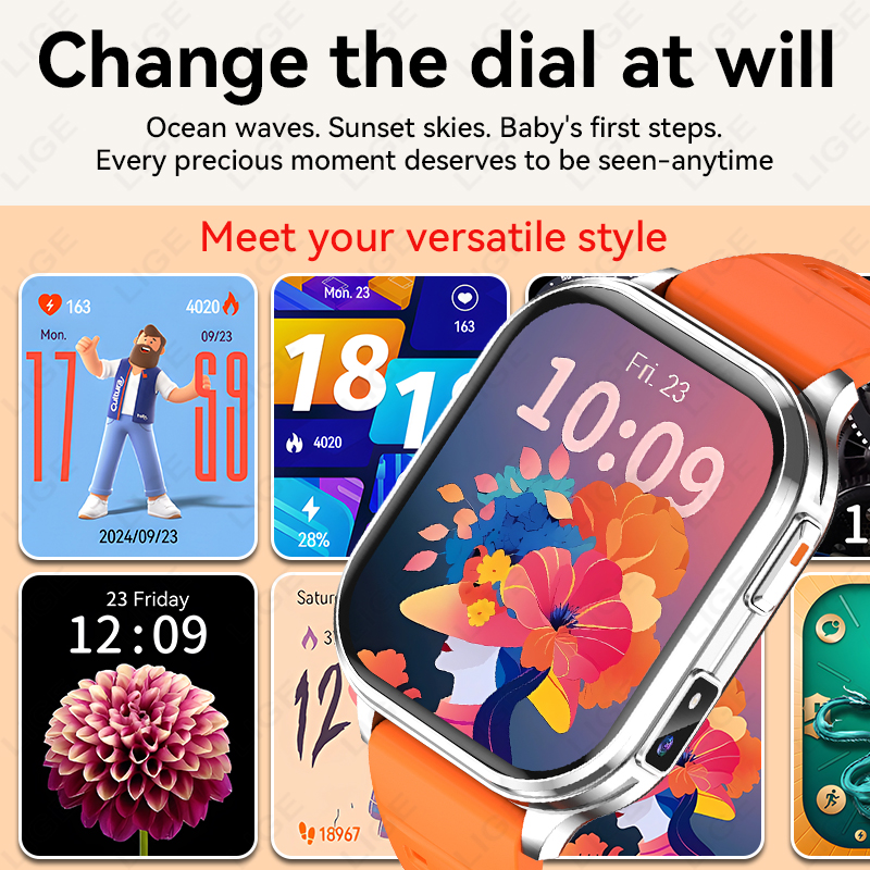 LIGE 2026 Camera Smart Watch M - Men'S Fashion Week 2026 のレビューと価格