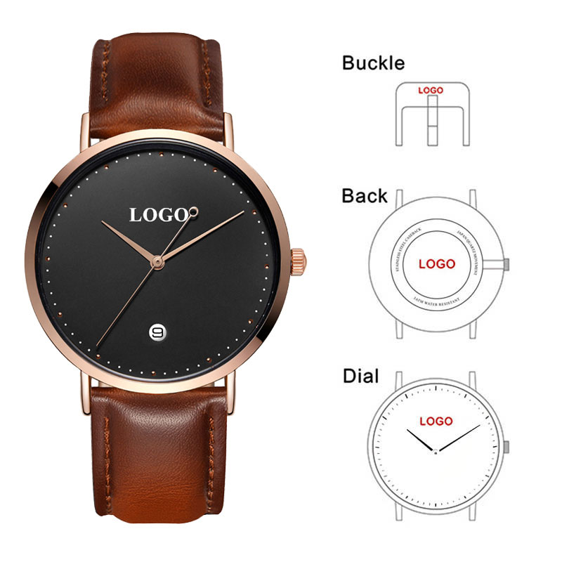 CL026  Black Rose Gold Build B - Men'S Fashion Logo のレビューと価格