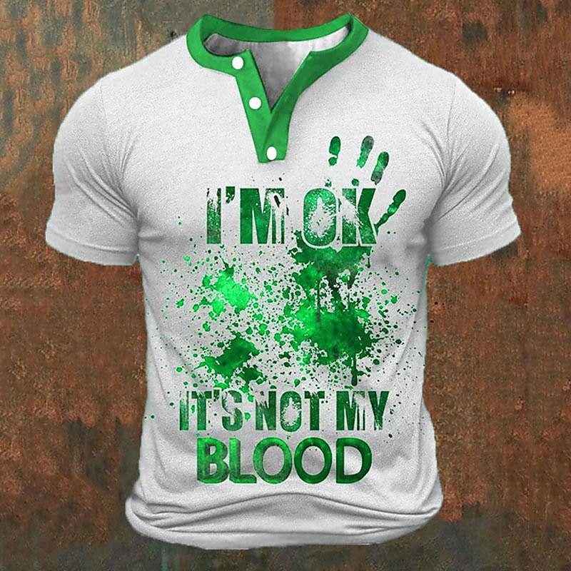 Funny 3D Letter Print Men's He - Men'S Fashion Clothing のレビューと価格