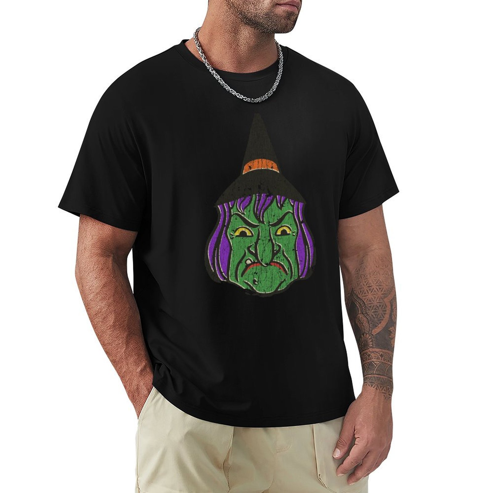 1950s Halloween Witch T-Shirt  - 1950S Fashion Men'S のレビューと価格