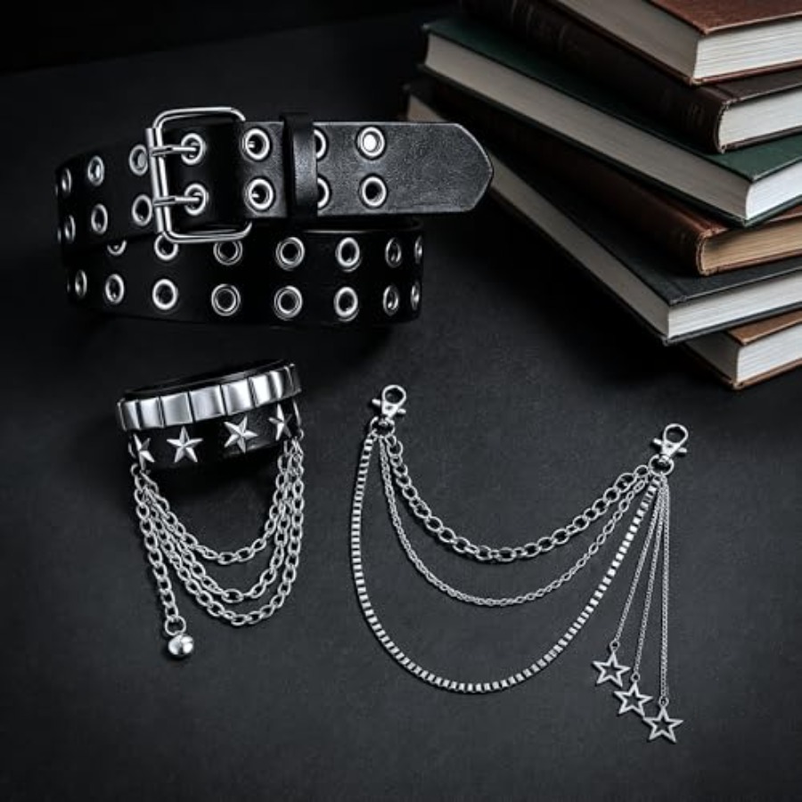 Studded Belt Set for Men Women - Belt Mens Fashion のレビューと価格