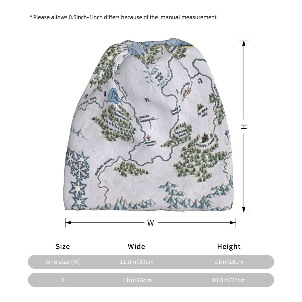 Narnia Map - Chronicles Of Nar - Beanie Winter Hat のレビューと価格