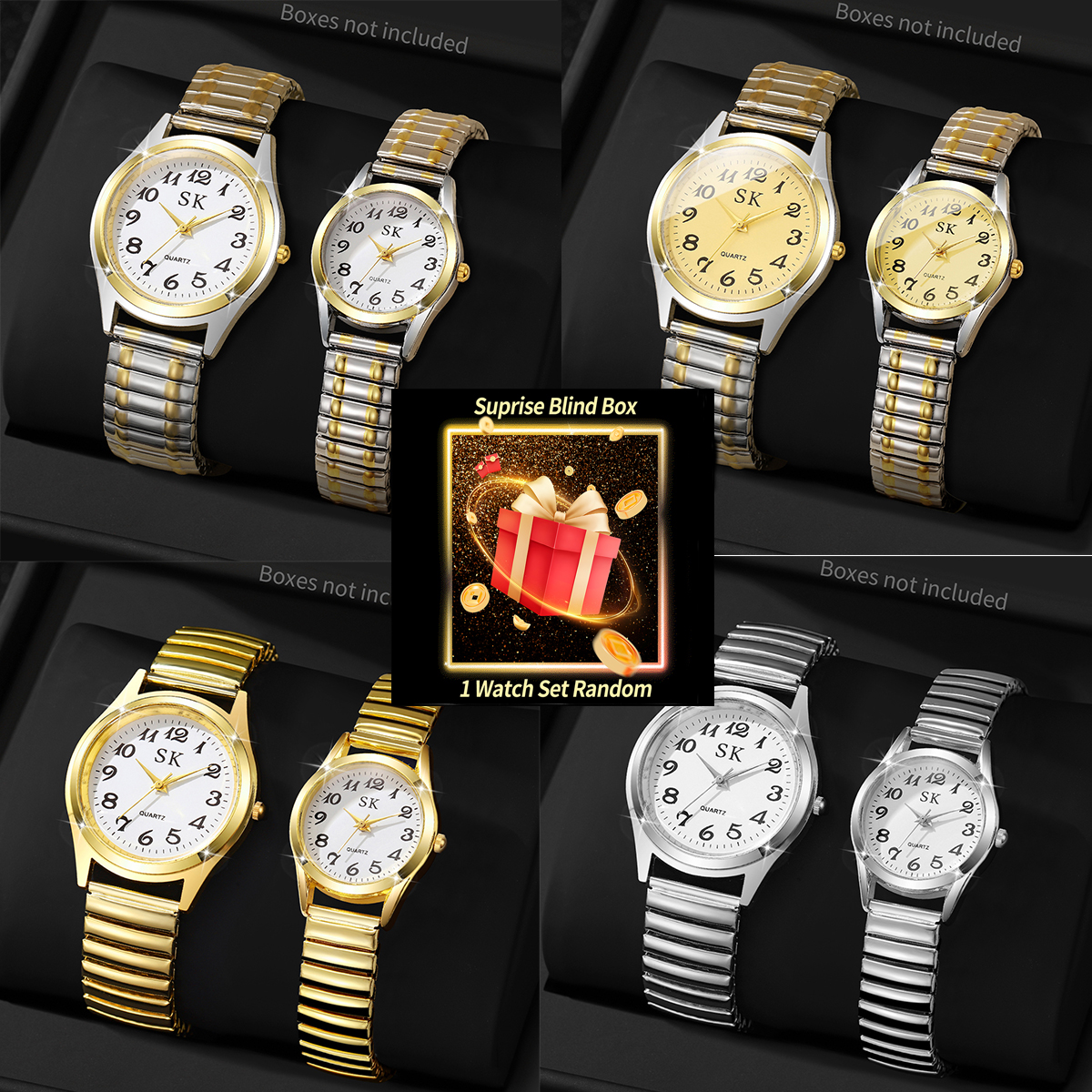 Surprise Mystery Watch Blind B - Men'S Fashion Box のレビューと価格