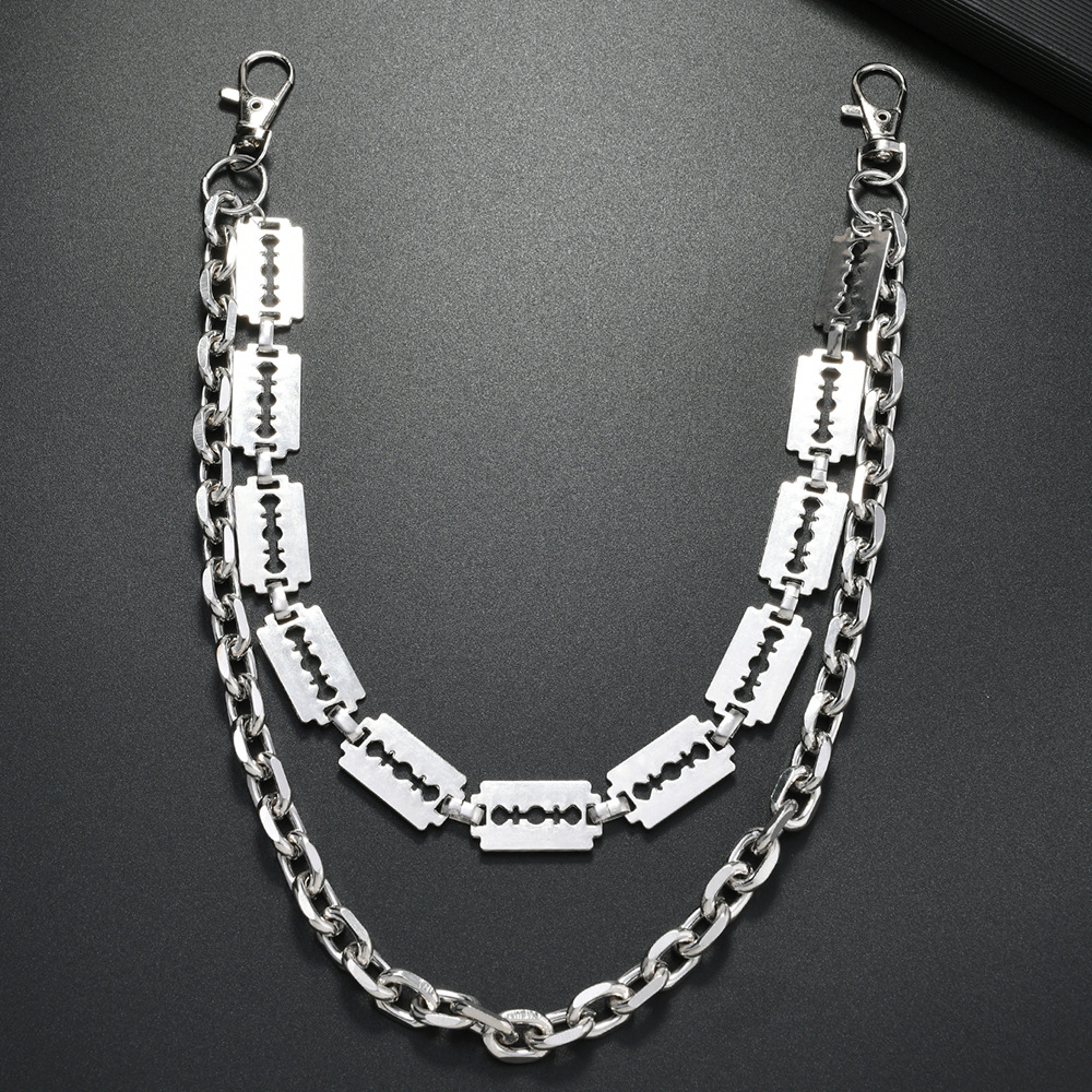 Punk Metal Chain Keychains for - Belt Mens Fashion のレビューと価格