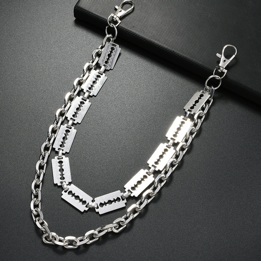 Punk Metal Chain Keychains for - Belt Mens Fashion のレビューと価格