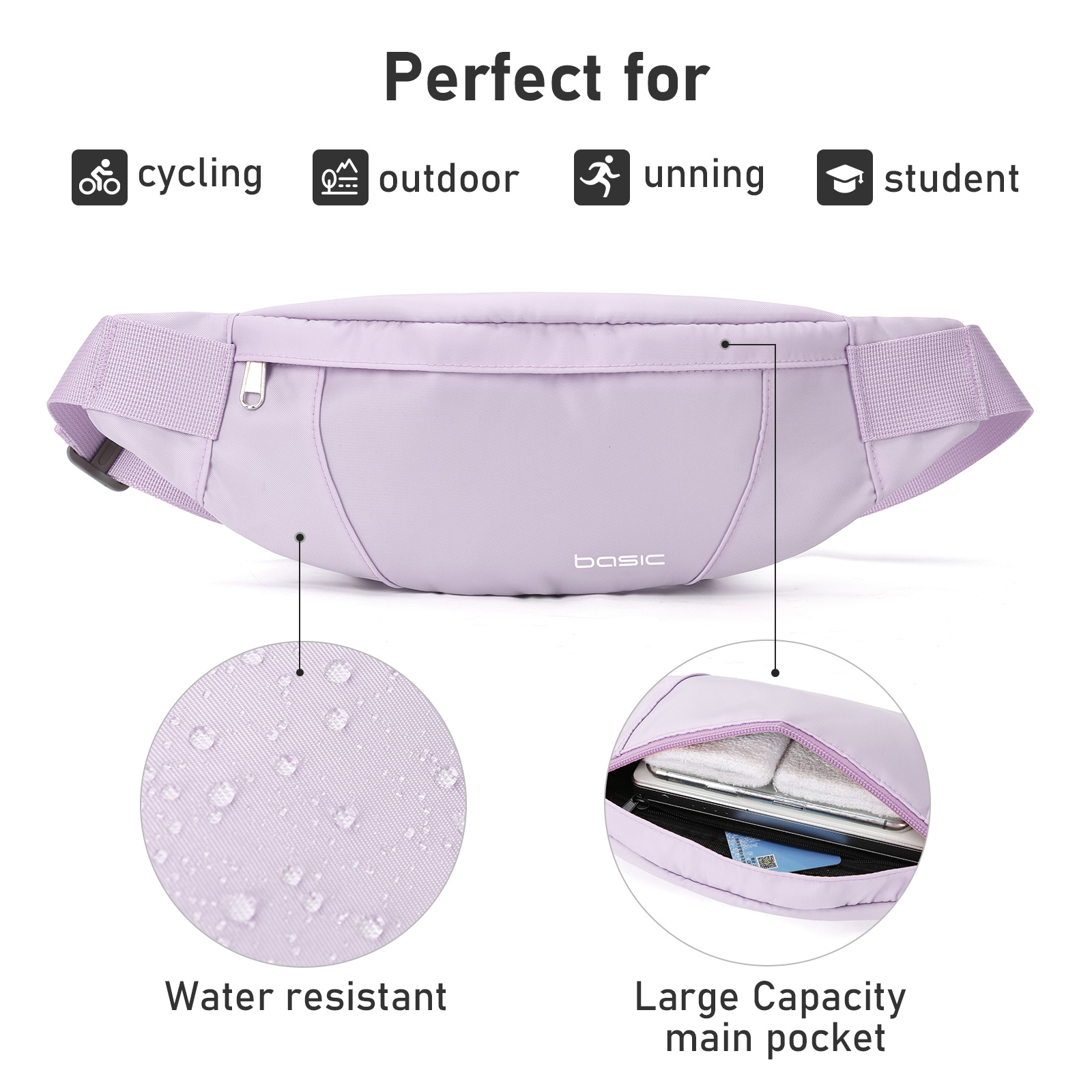 Fashion Running Waist Bag Wate - Belt Mens Fashion のレビューと価格