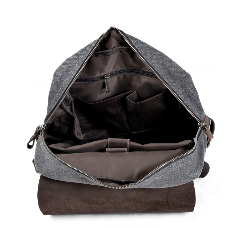 Retro men's backpack, double s - Men Fashion Key のレビューと価格