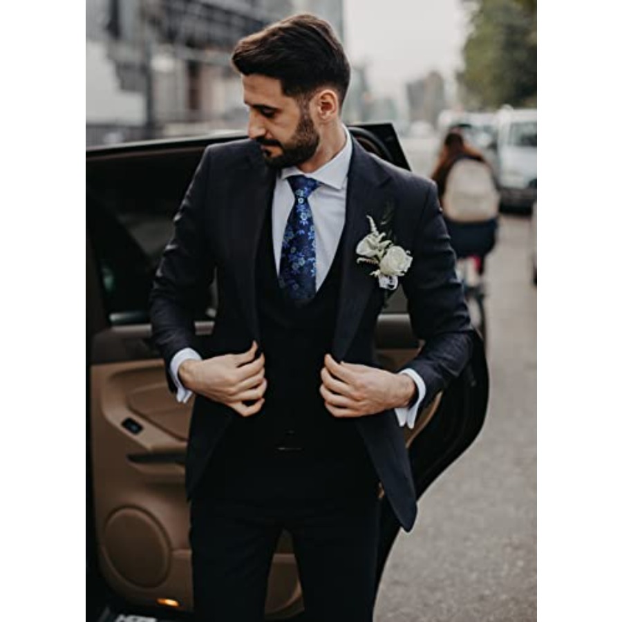 Men Floral Ties Woven Classic  - Men'S Fashion Box のレビューと価格