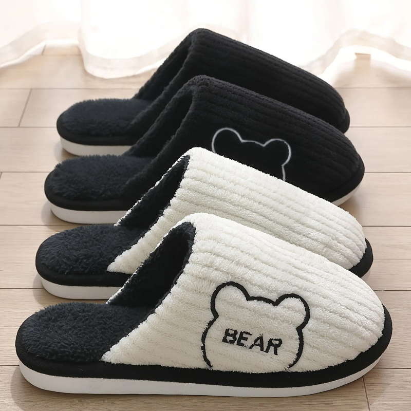 Winter Warm Plush Slippers Men - Mens Fashion Modern のレビューと価格