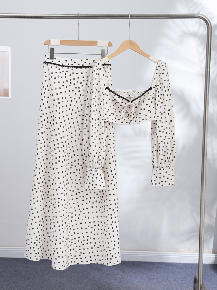 Elegant Women Floral Skirt Set - Men'S Fashion Outfits 2026 のレビューと価格