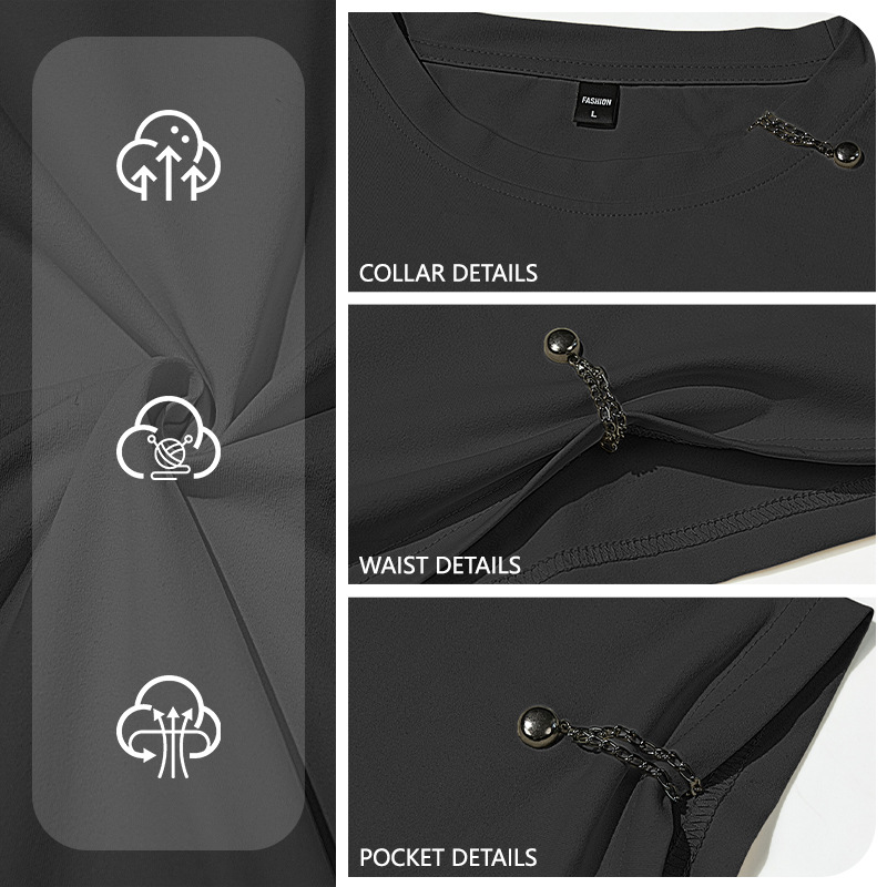Summer Men's Simple Solid Colo - Mens Fashion Combination のレビューと価格
