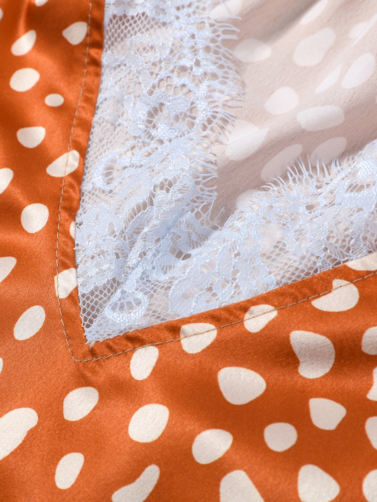 Elegant Polka Dots Lace Patchw - Men'S Fashion Outfits 2026 のレビューと価格