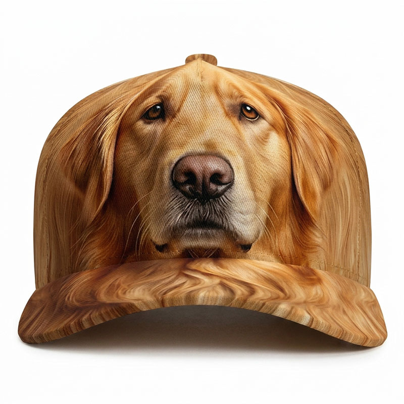 Golden Retriever Dog Baseball  - Trucker Hat Cap のレビューと価格