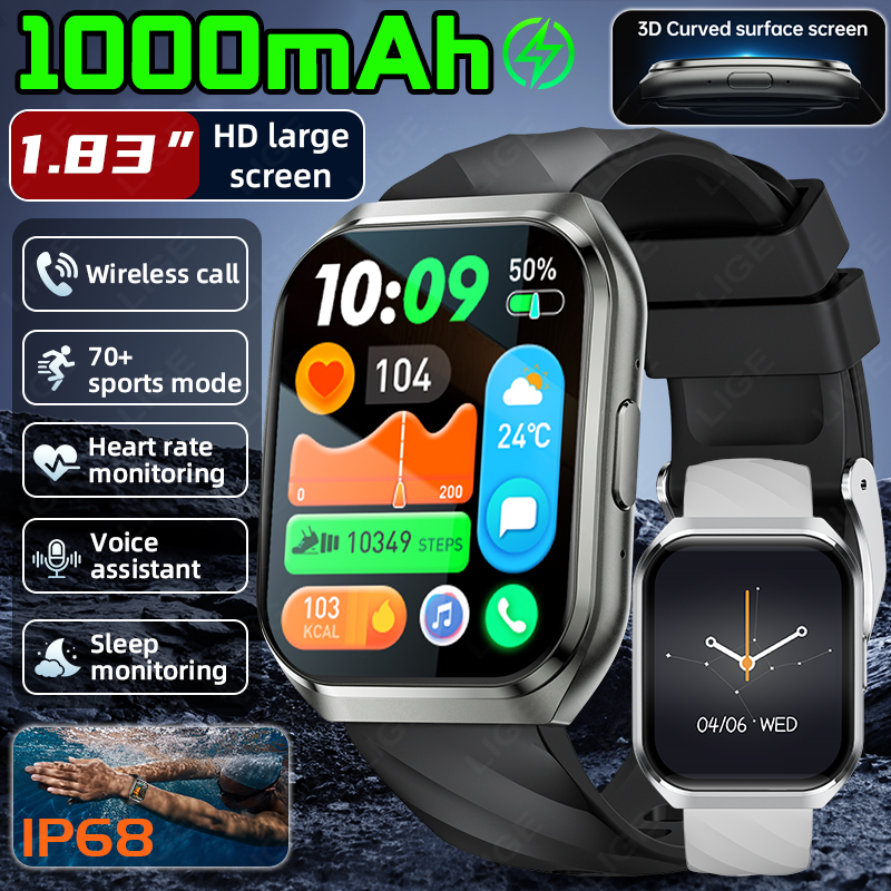 LIGE NEW 1000mAh Large Capacit - Men'S Fashion Week 2026 のレビューと価格