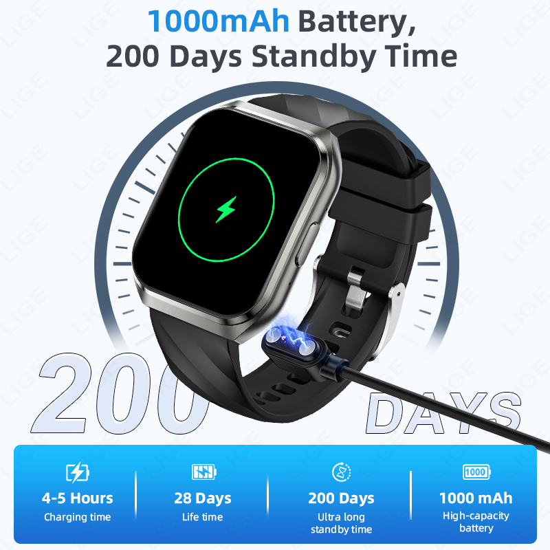 LIGE NEW 1000mAh Large Capacit - Men'S Fashion Week 2026 のレビューと価格